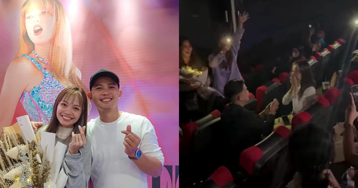 Couple gets engaged during Taylor Swift's Eras Tour concert film
