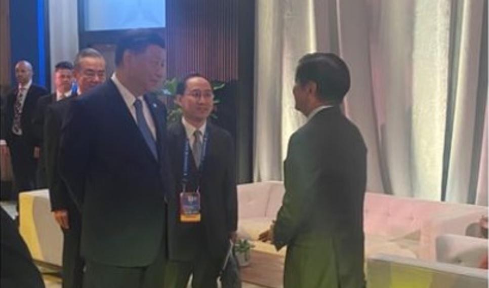 Marcos and Xi Jinping on the sidelines of APEC Summit 2023