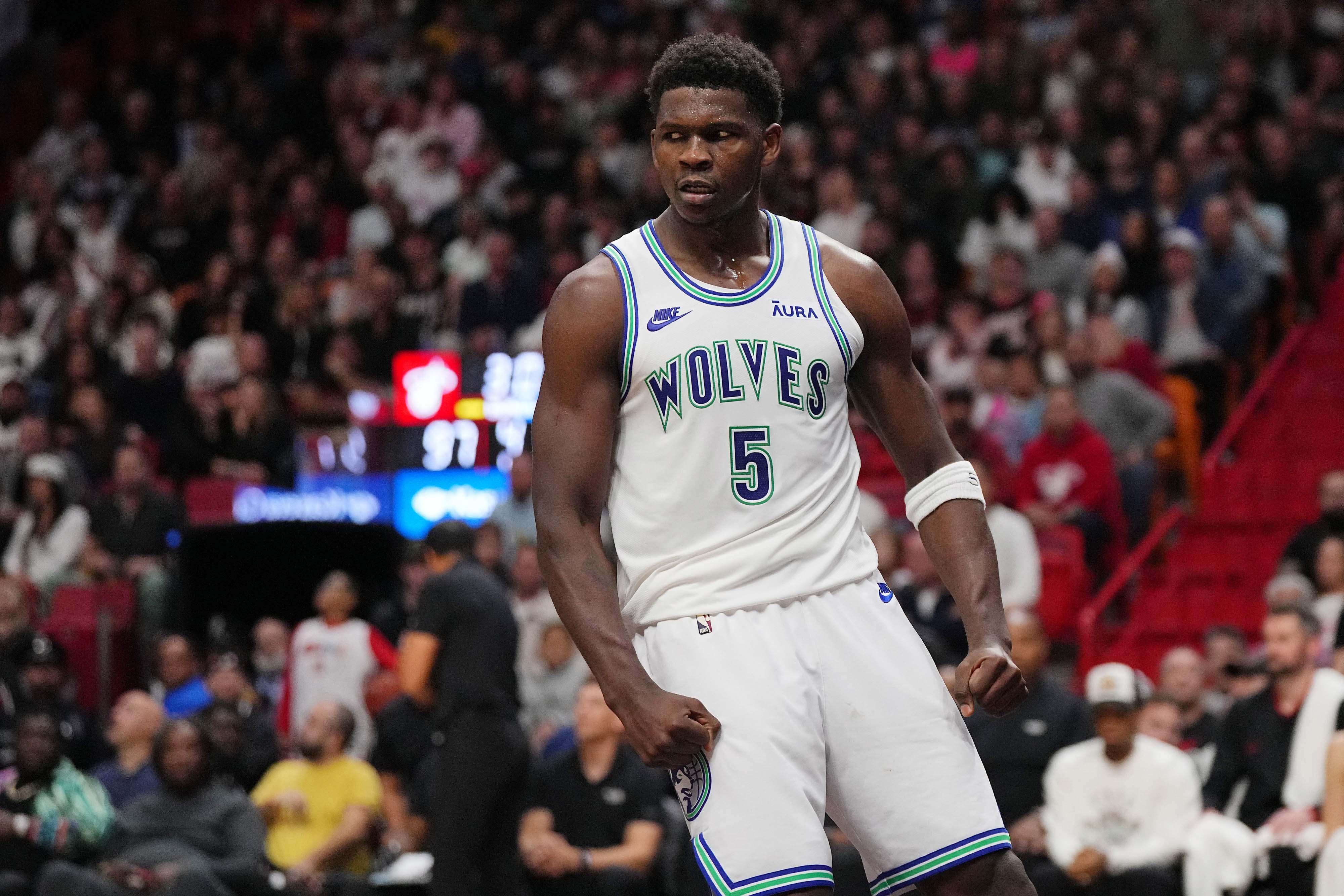 NBA Anthony Edwards Wolves Overtake Heat In 4th GMA News Online