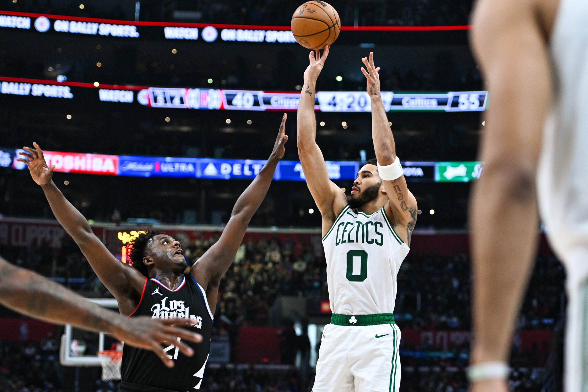 Jayson Tatum Clippers vs Celtics NBA 