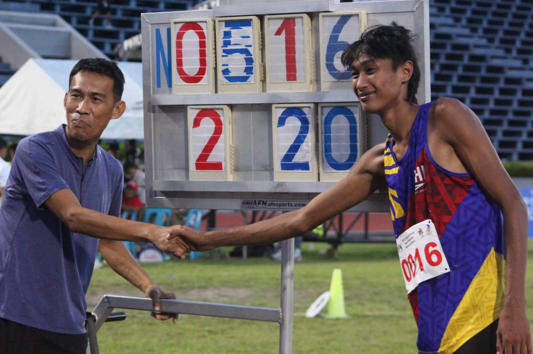 Leonard Grospe high jump record PNG