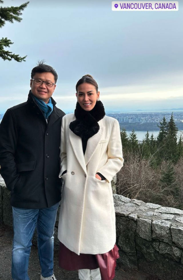 Bianca Manalo reunites with Senator Win Gatchalian in Canada