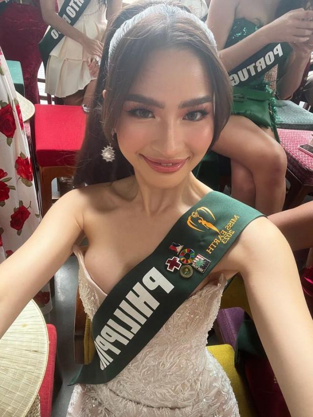 Yllana Marie Aduana just received her official sash for the upcoming Miss Earth pageant