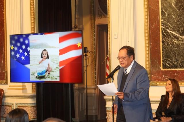 Ted Benito at the White House. Photo: Janet Susan Nepales