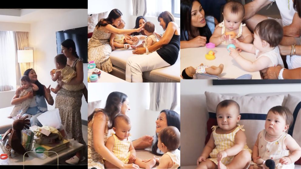 Iza Calzado and Bianca King's daughters meet for the first time