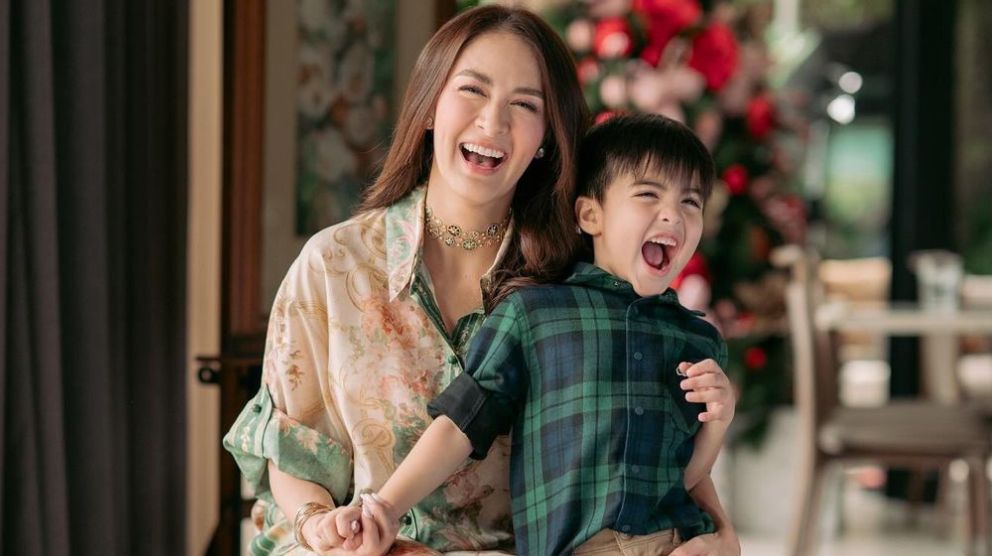 Marian Rivera Flexes Son Sixto Her Look Alike In Every Way Gma News Online