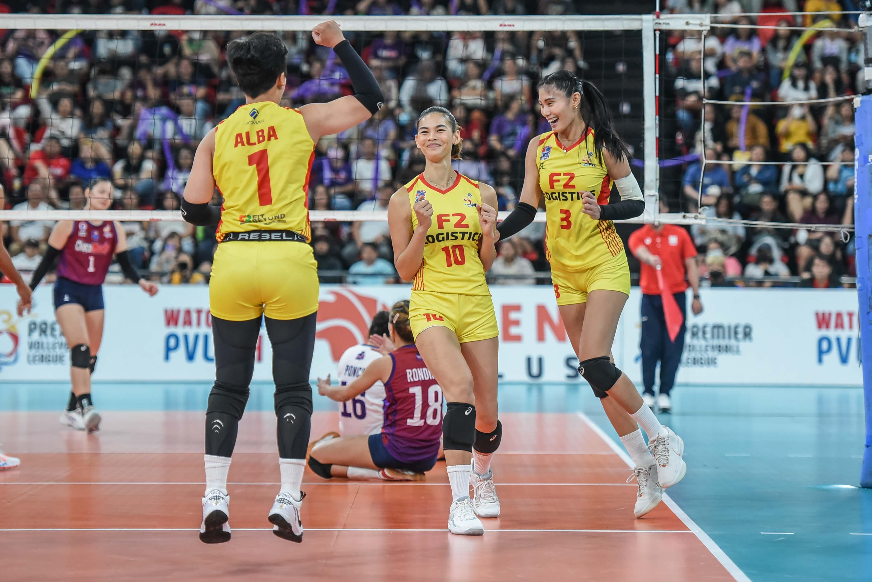 premier volleyball league f2 logistics