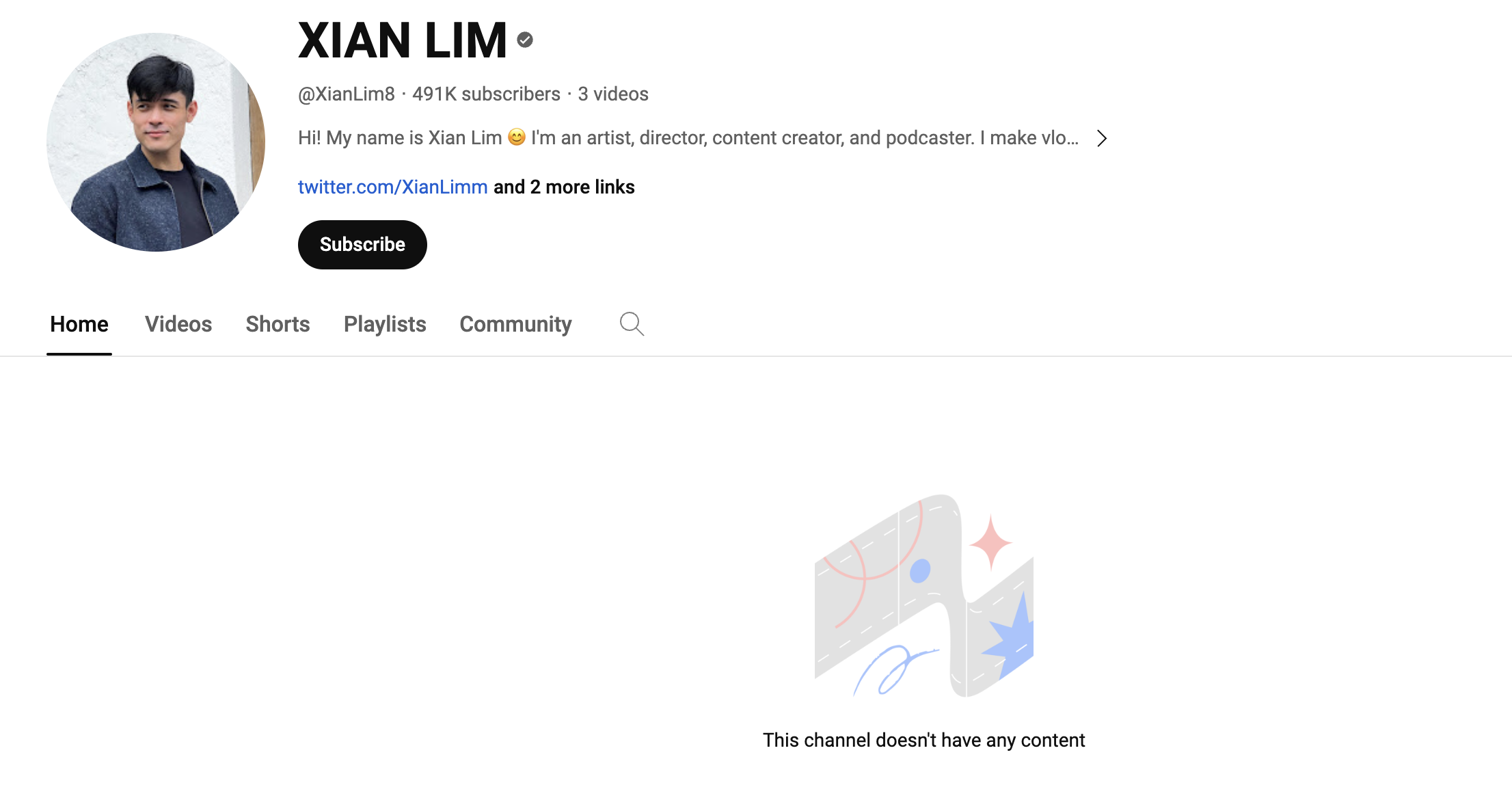 Xian Lim Kim Chiu YouTube account empty 