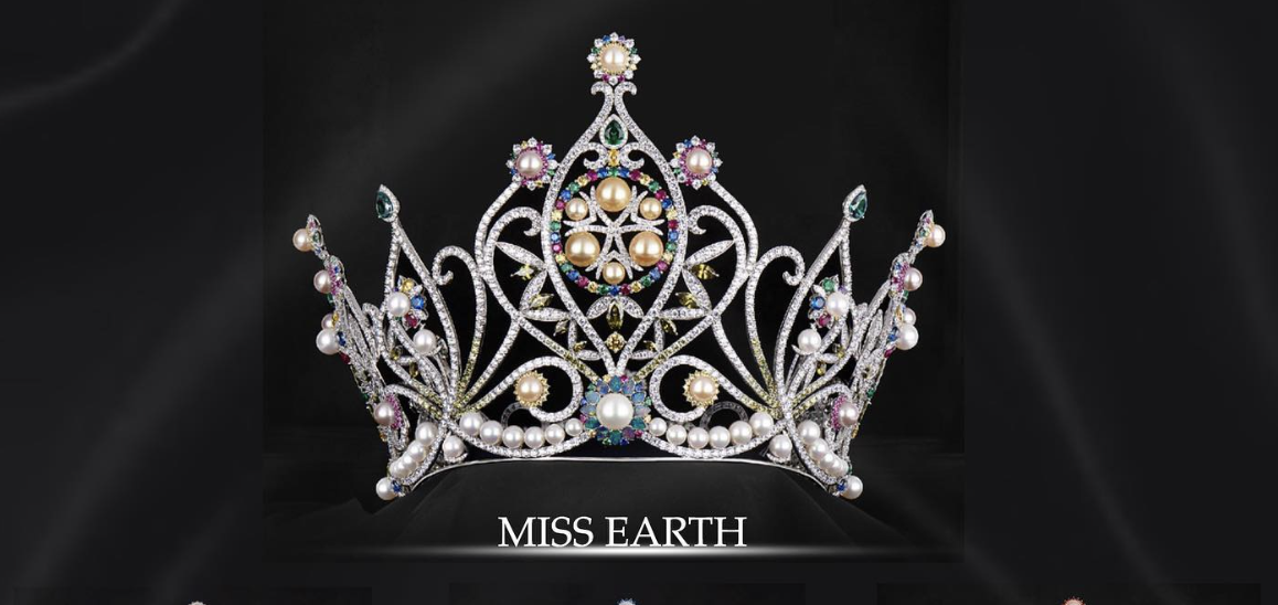 Miss Earth new crowns by Vietnamese jewelry company Long Beach Pearl