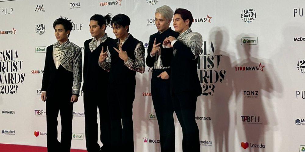 SB19 makes first public appearance at asia artist awards 2023