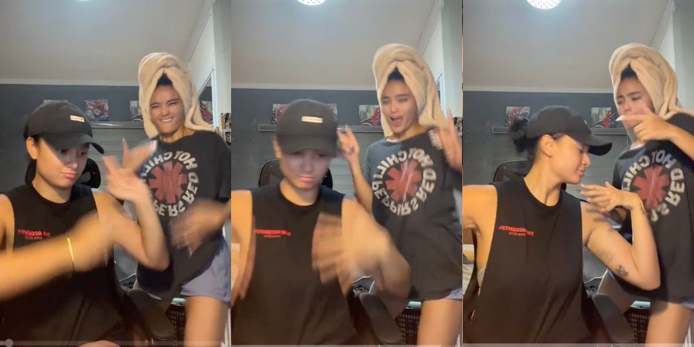 Klea Pineda and Katrice Kierulf TIkTok trend