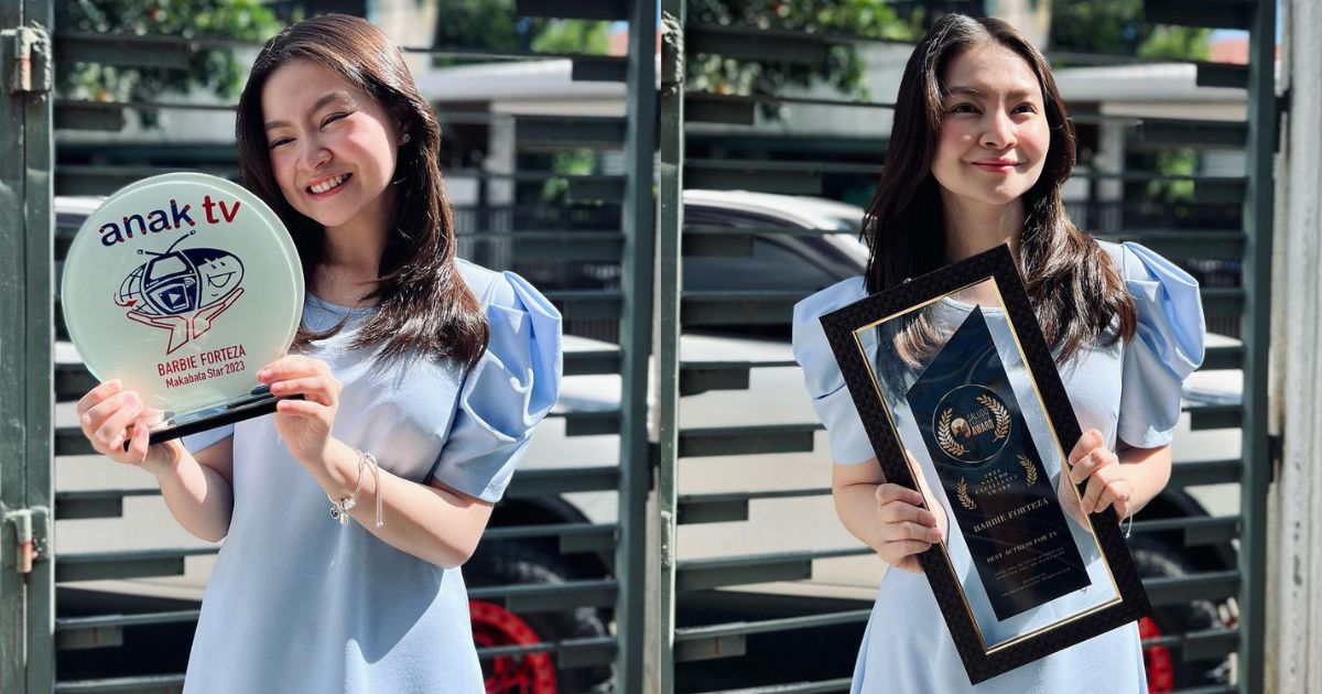 Barbie Forteza grateful after receiving new awards from Anak TV, Saludo Excellence