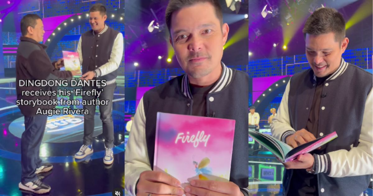 Dingdong Dantes receives 'Firefly' storybook from author Augie Rivera