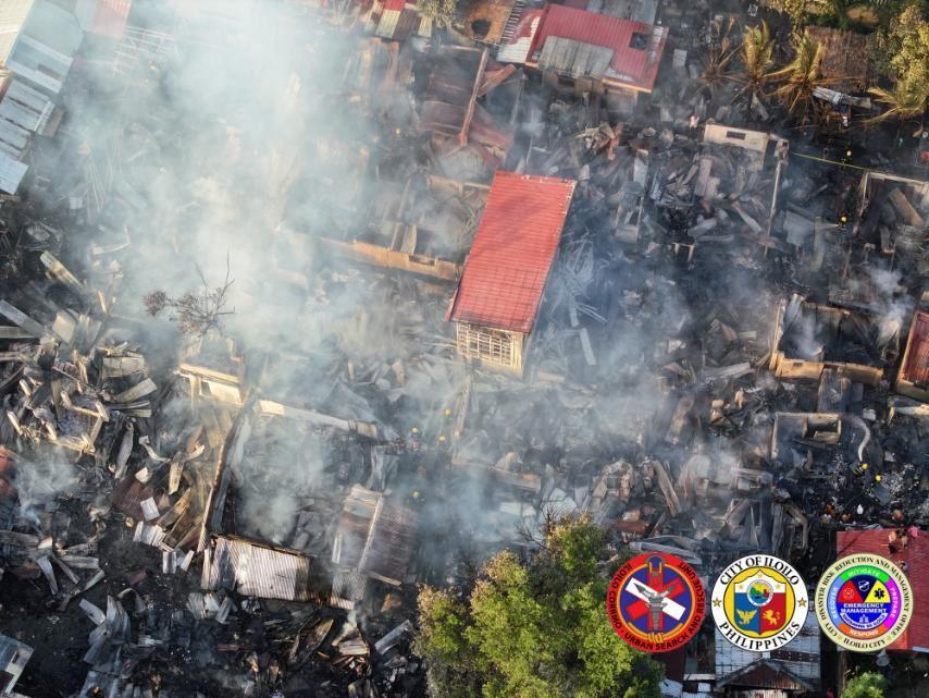 Fire in Barangay Salvacion Habog-Habog, Molo, Iloilo City