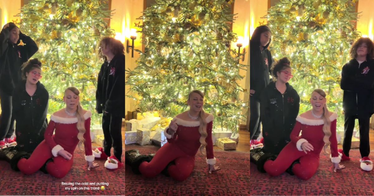 Mariah Carey shares hilarious TikTok of her belting 'All I Want For Christmas'