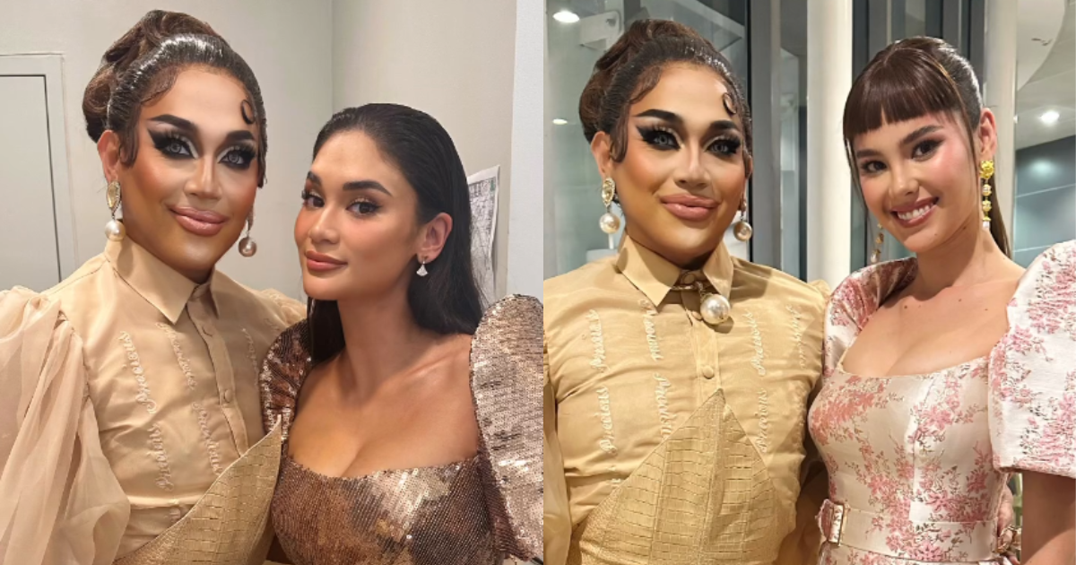 Precious Paula Nicole poses beside Pia Wurtzbach, Catriona Gray at HIV-awareness event