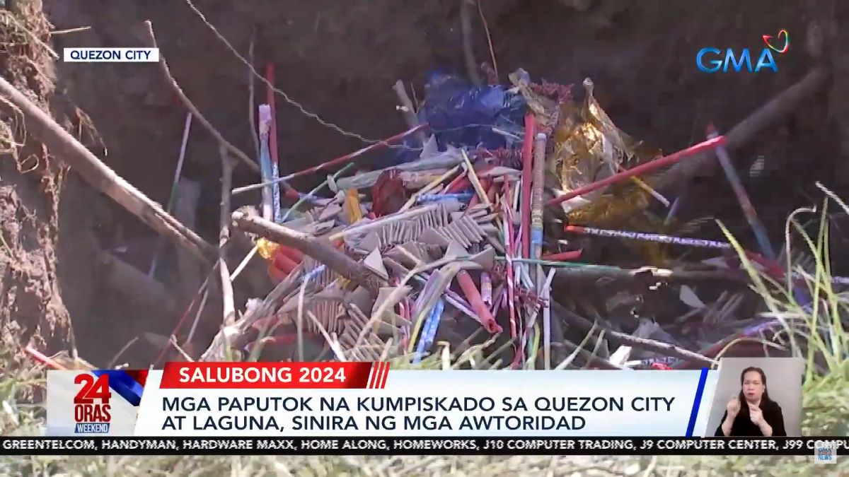 PNP disposes of illegal fireworks confiscated in QC, Laguna thumbnail