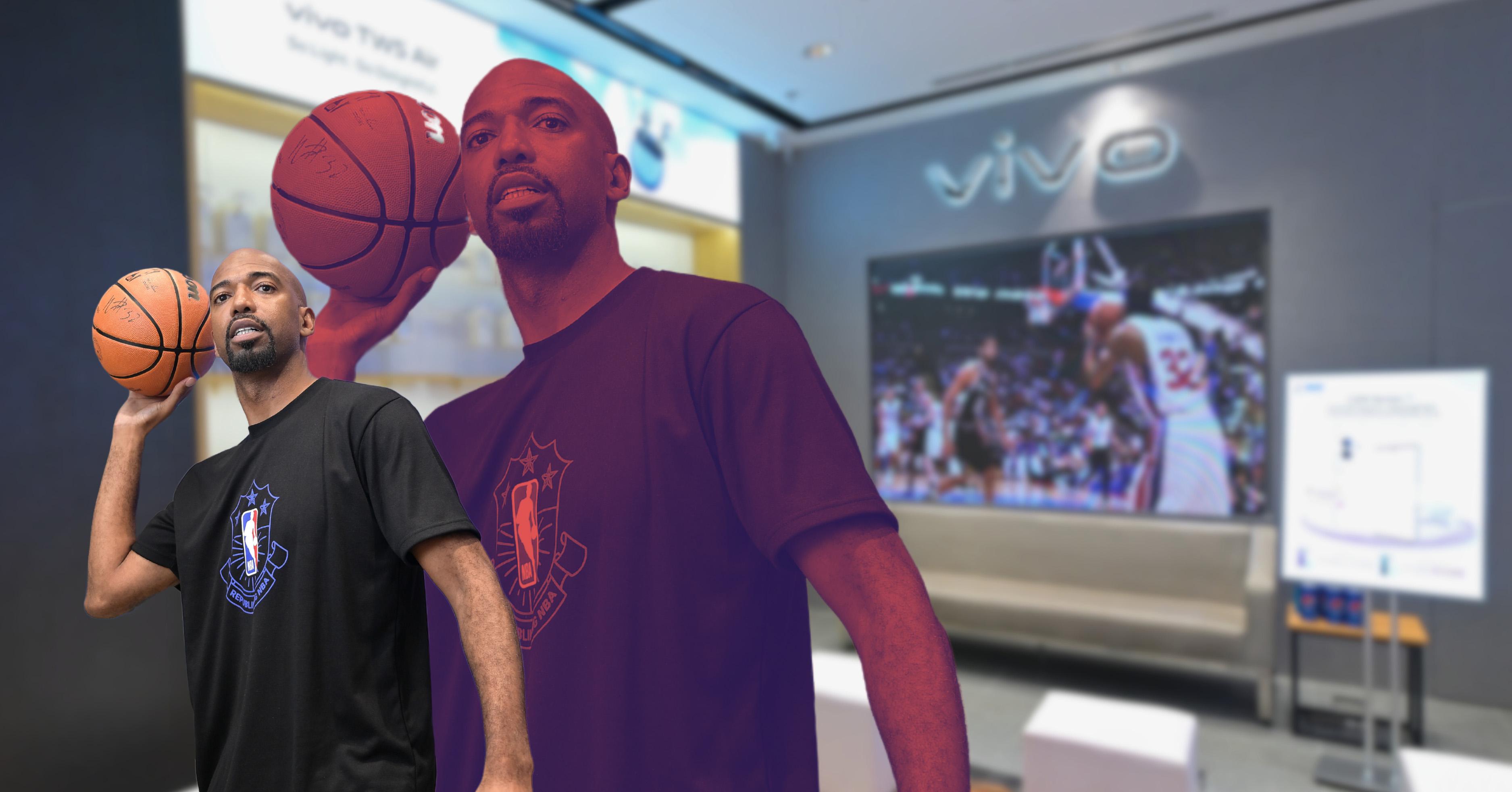 NBA legend Richard Hamilton visits vivo concept store at SM MOA