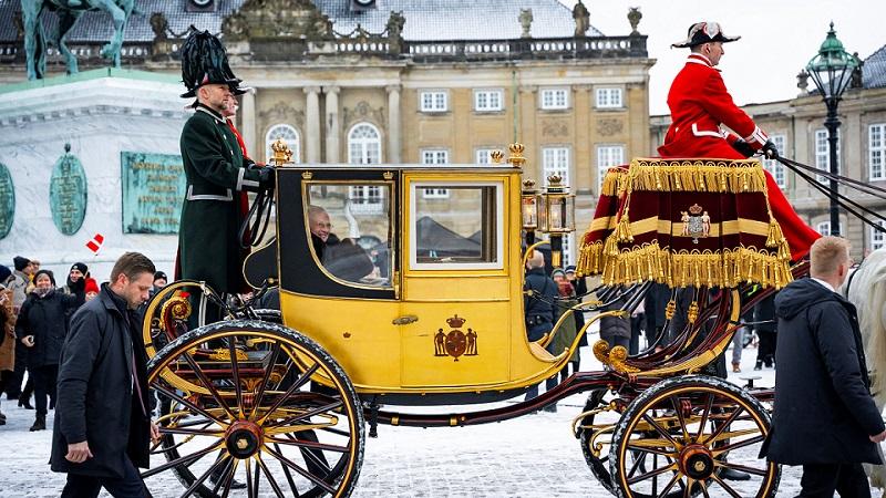 Denmark's Margrethe takes last carriage ride in Copenhagen as queen