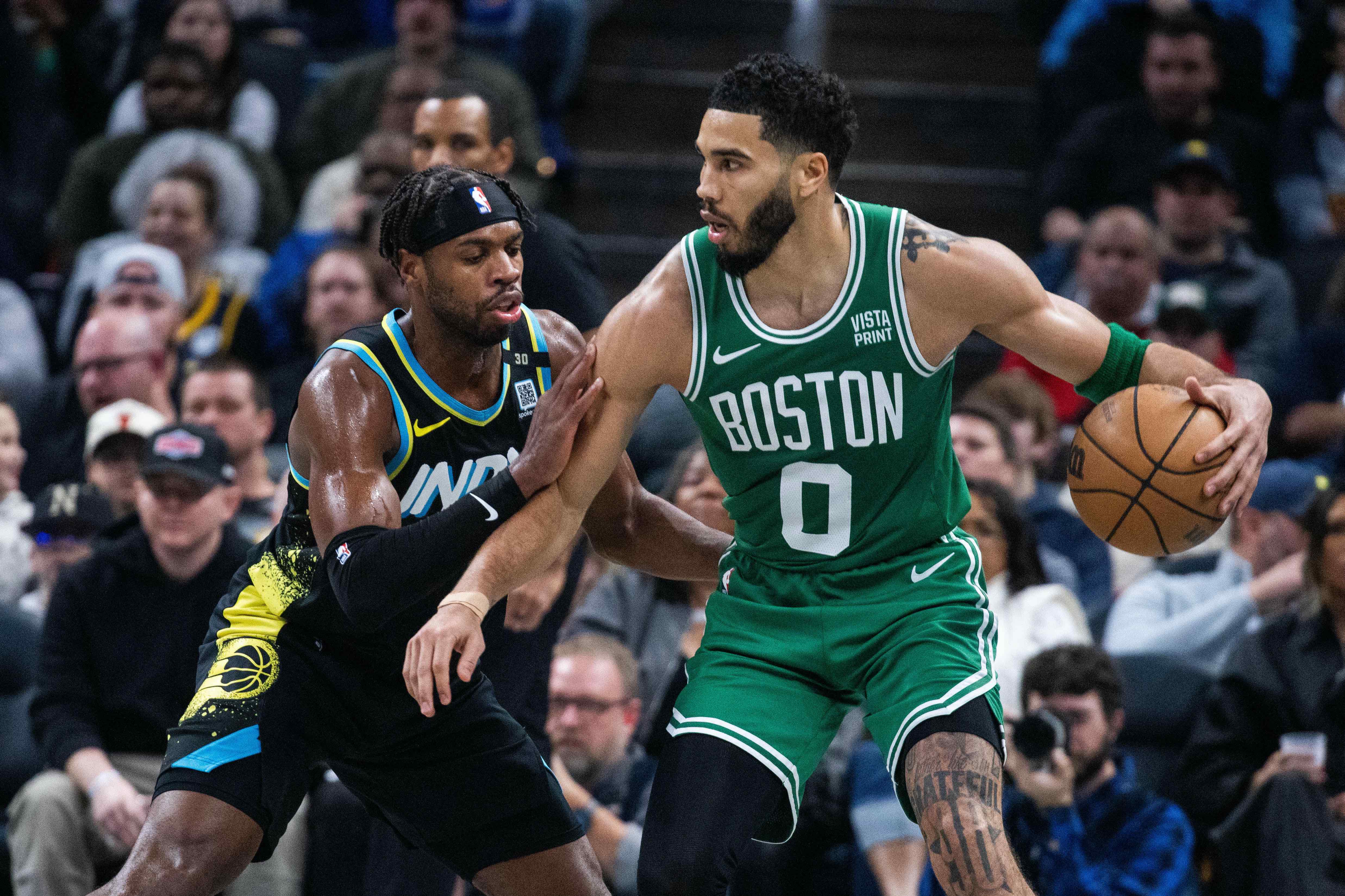 NBA Jayson Tatum shines as Celtics take down Pacers GMA News Online