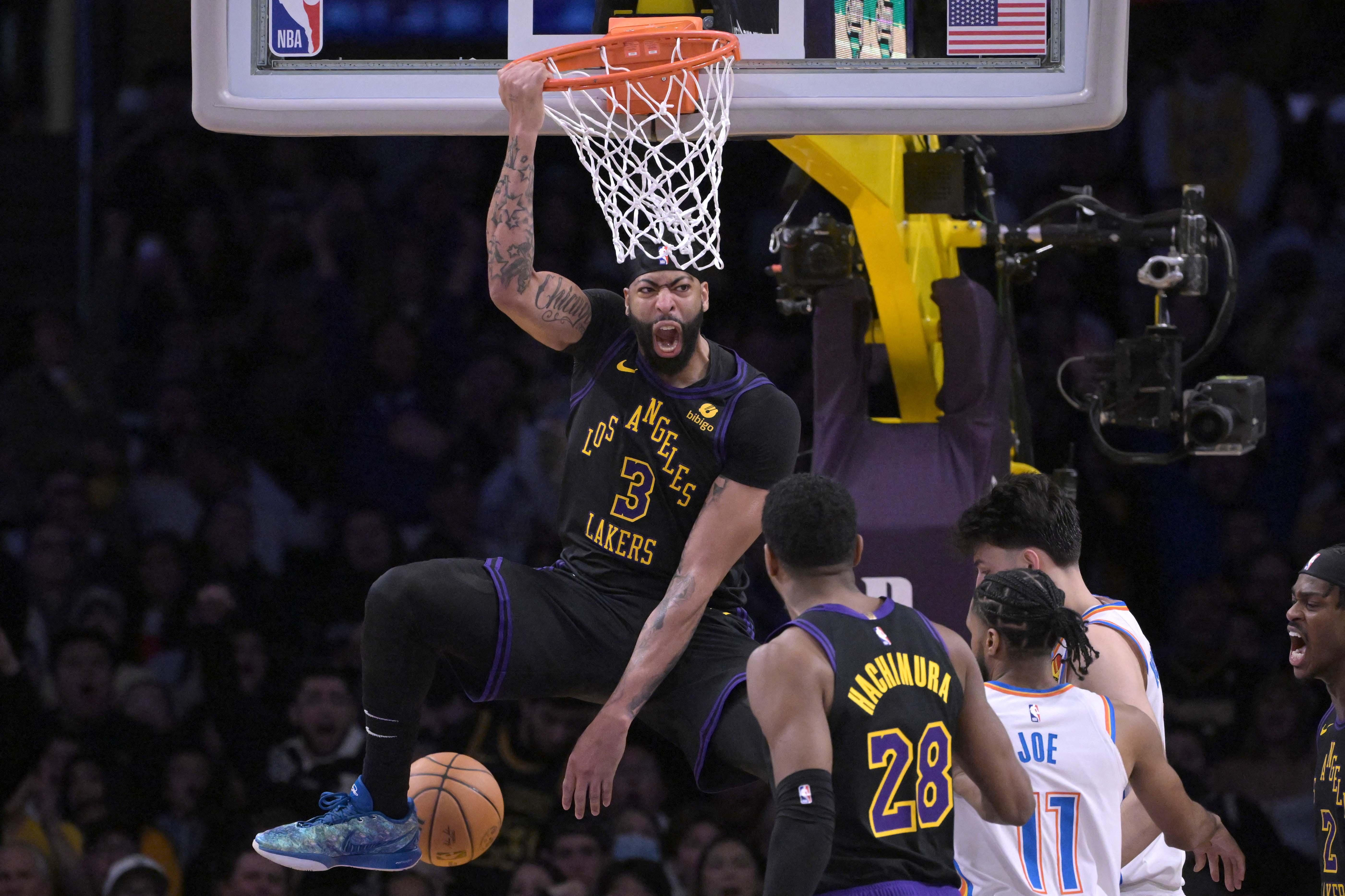 NBA: Lakers put an end to Thunder win streak | GMA News Online