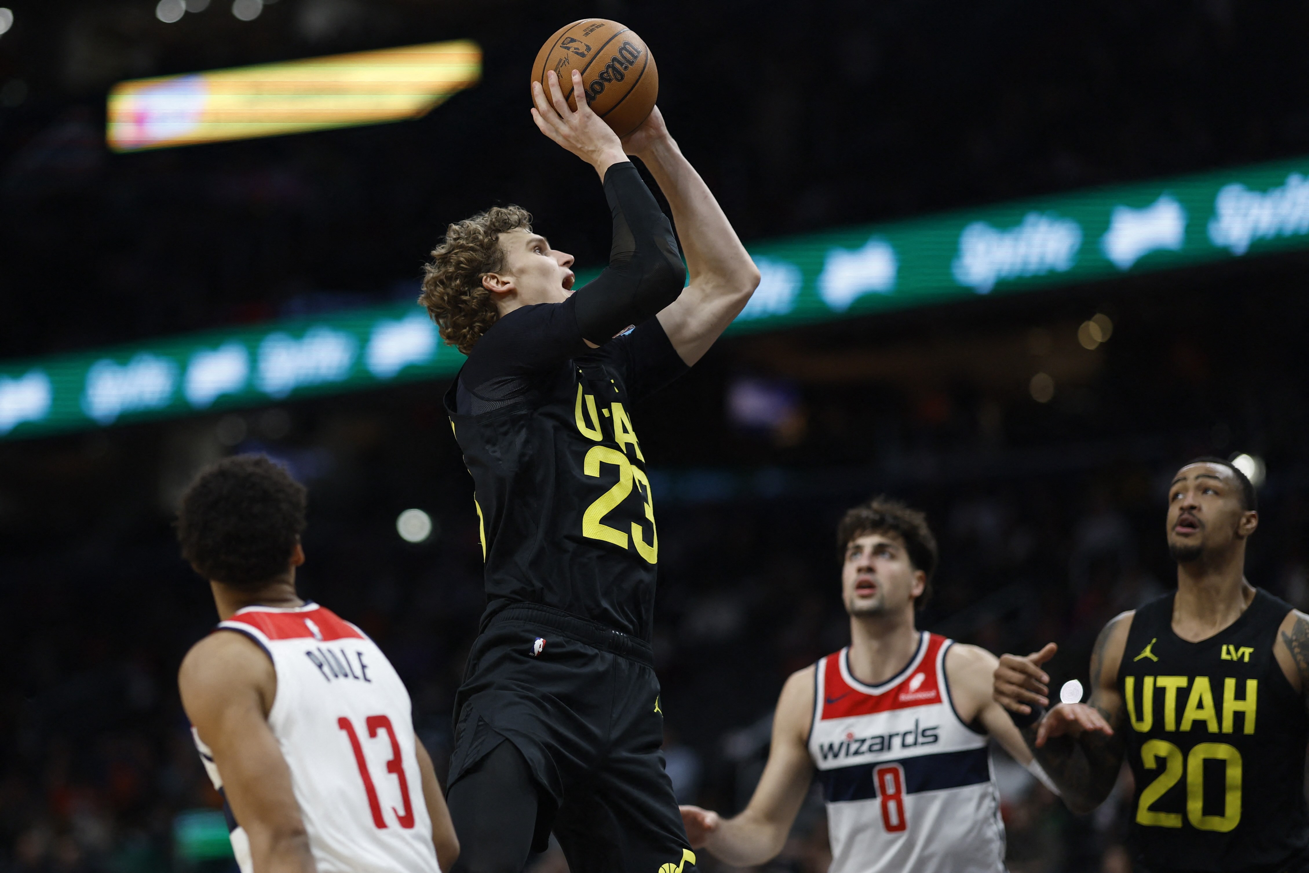 Lauri Markkanen Wizards vs Jazz