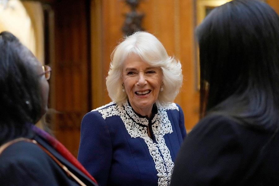 Queen Camilla hosts a reception at Windsor Castle