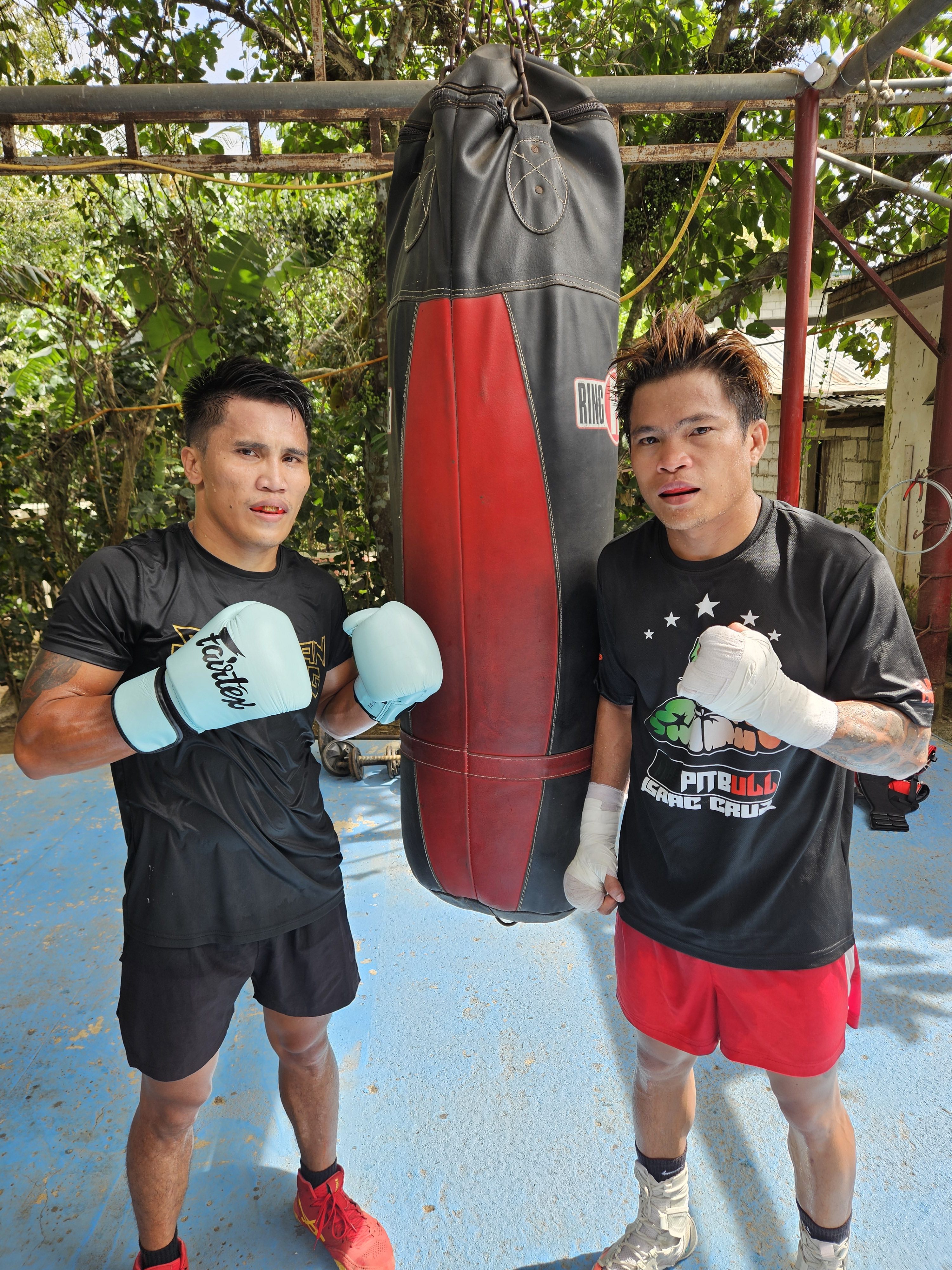 Jerwin Ancajas spars with Astrolabio