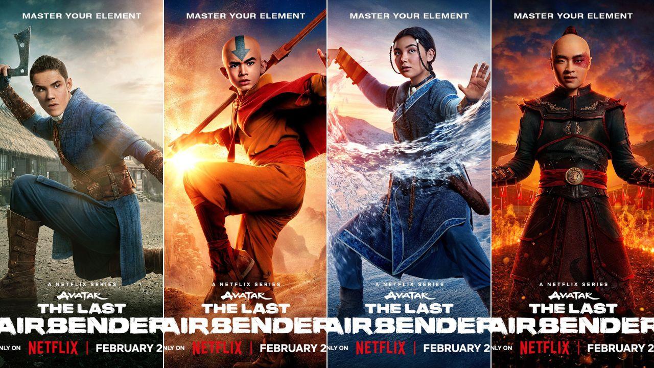 'Avatar: The Last Airbender' releases character posters
