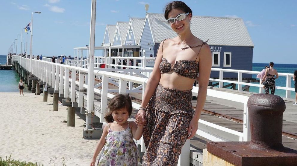 Anne Curtis and daughter Dahlia in Australia