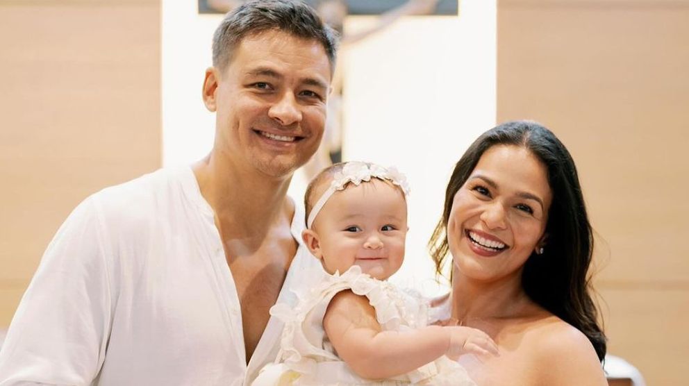 Iza Calzado and Ben Wintle's daughter Deia Amihan gets baptized