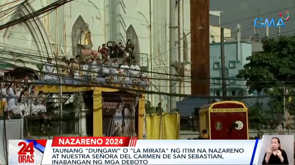 Black Nazarene devotees witness 'Dungaw' of Traslacion 2024