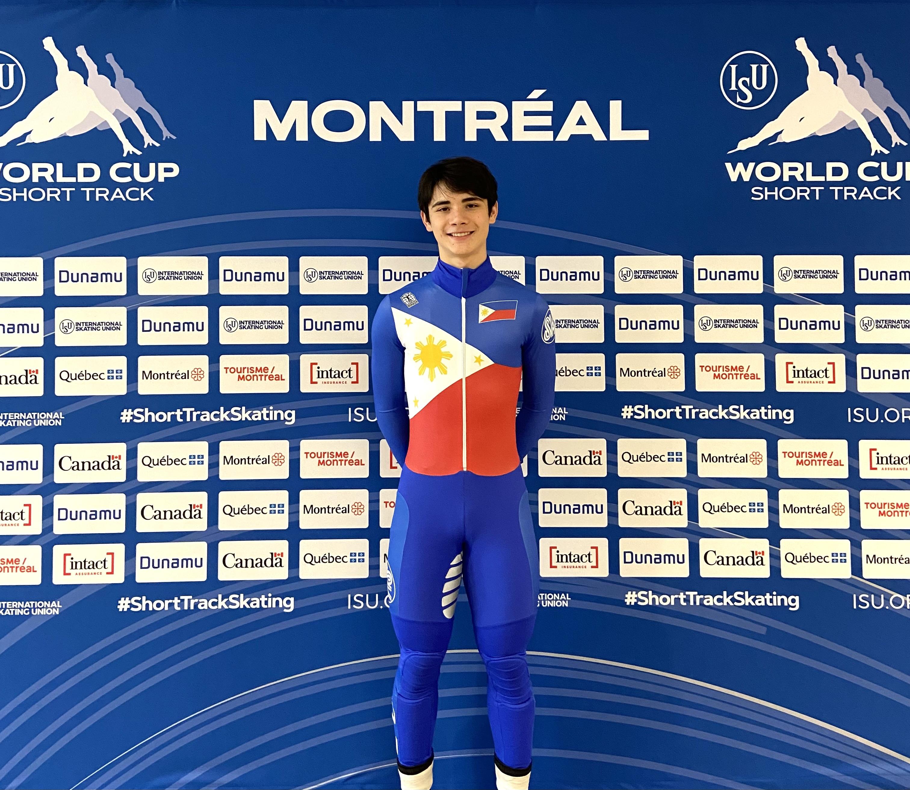 Peter Gloseclose Filipino Speed Skater