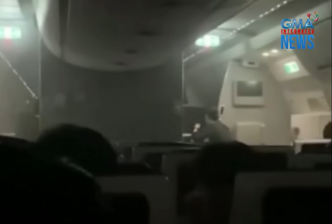 Footage taken inside the cabin of the Japan Air Lines after the accident show passengers asking the crew to evacuate the stricken plane..