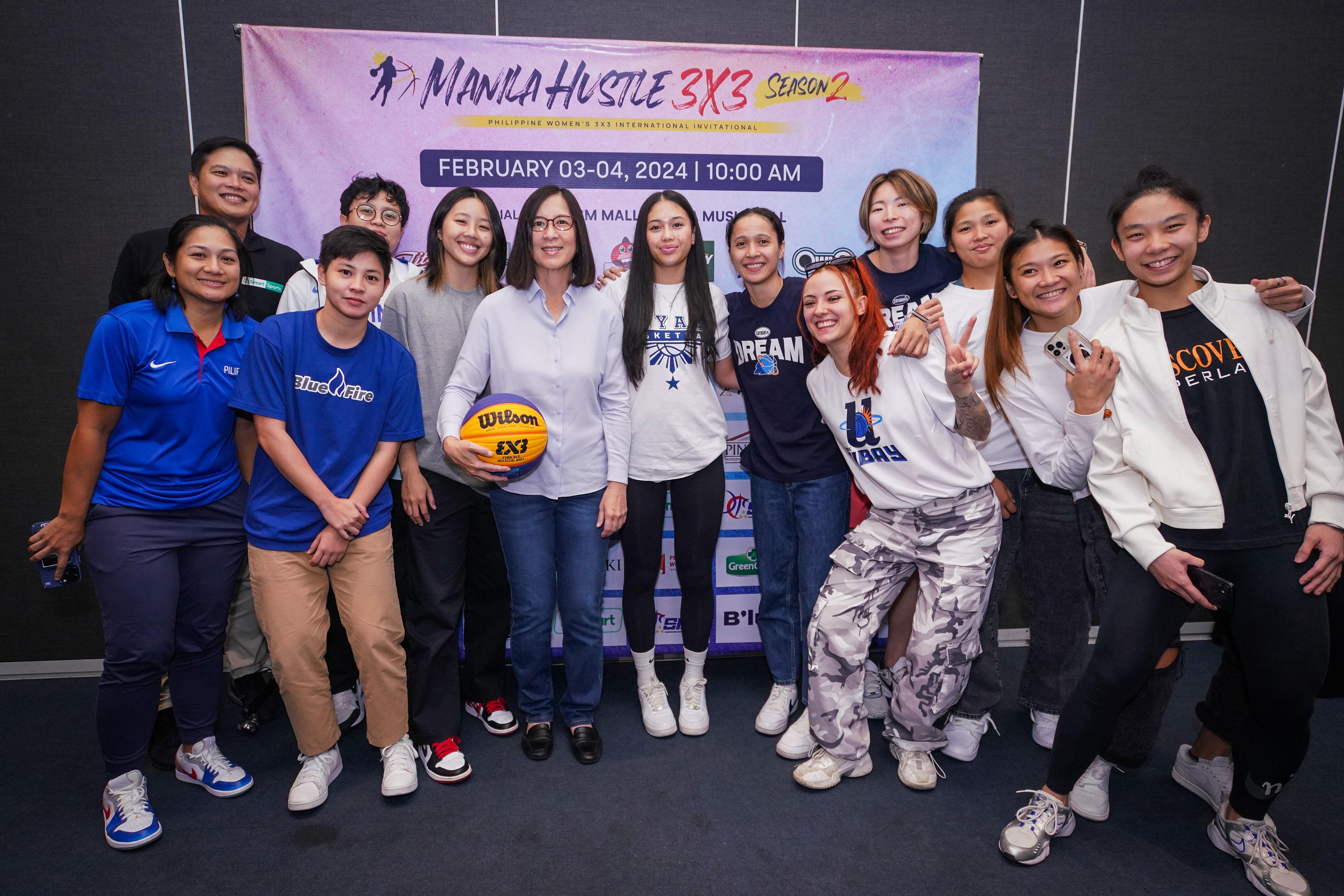 Manila Hustle 3x3 women's basketball