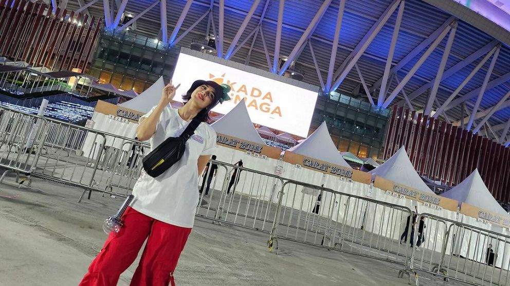 Megan Young attends SEVENTEEN Tour in Bulacan