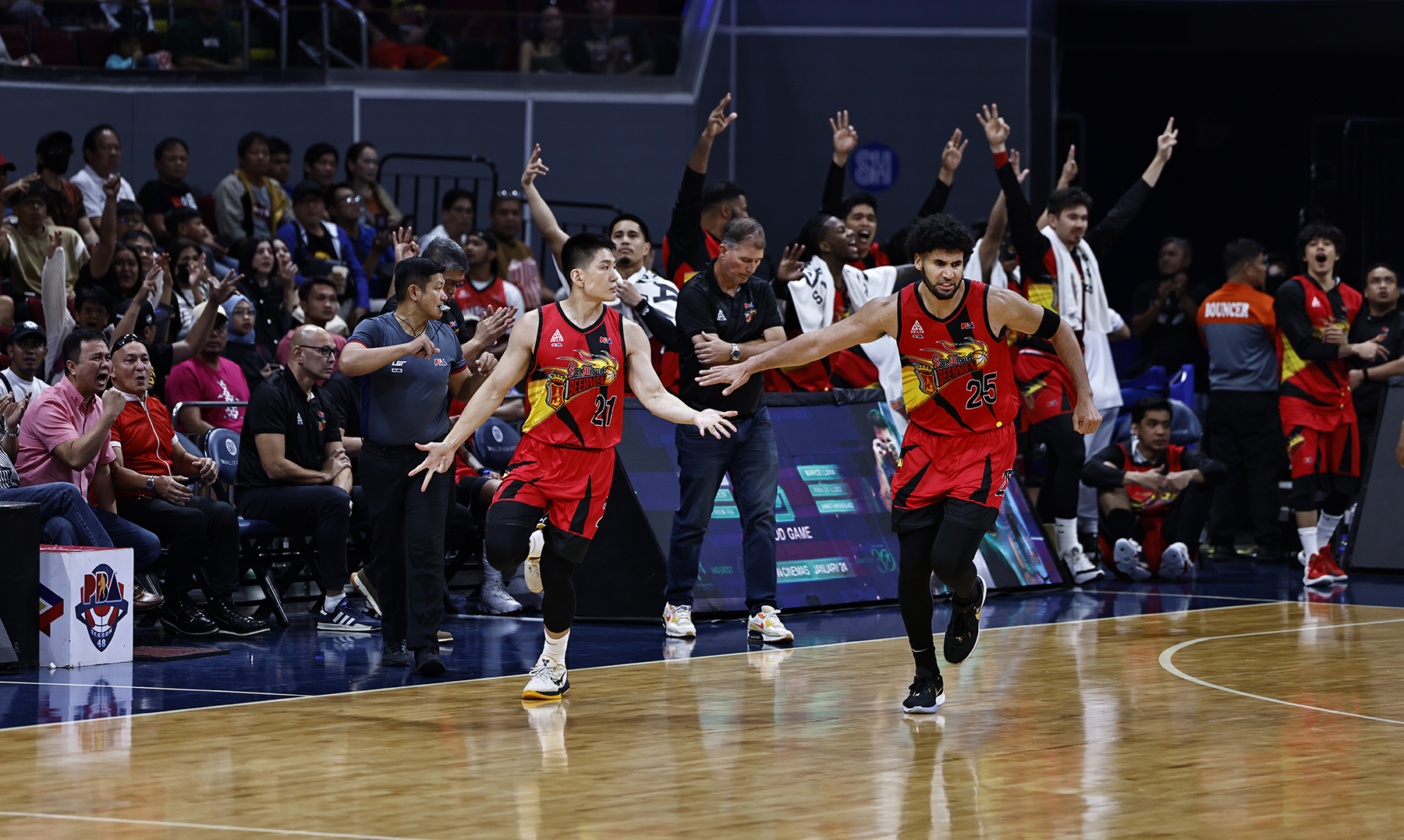 Head coach Jorge Gallent San Miguel PBA