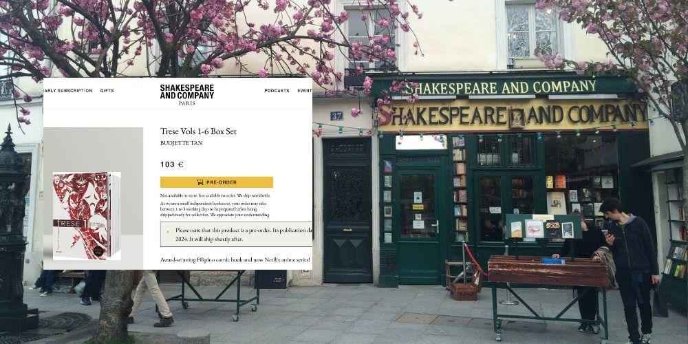 Trese available in Shakespeare and Company
