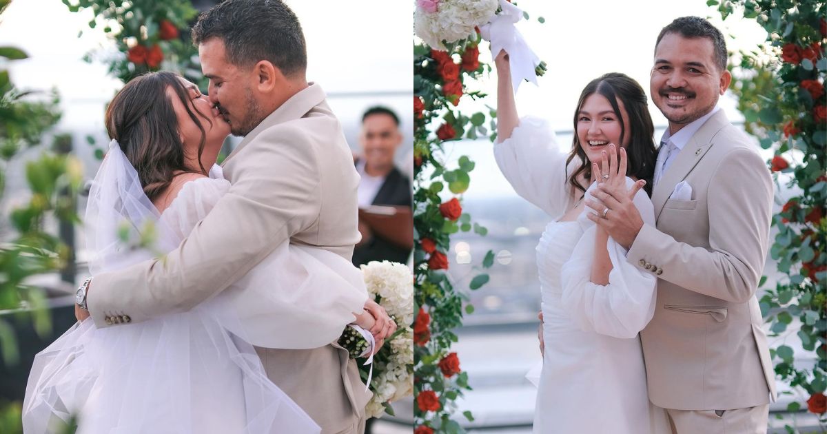 Angelica Panganiban and Gregg Homan get married