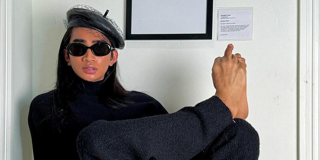 Bretman Rock turns broken toenail into art