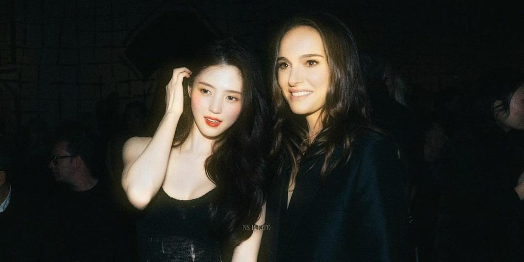 Han So Hee meets Natalie Portman at Paris Fashion Week