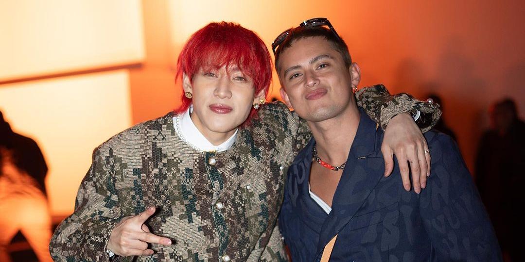 James Reid hangs out with GOT7's Bambam at Paris Fashion Week