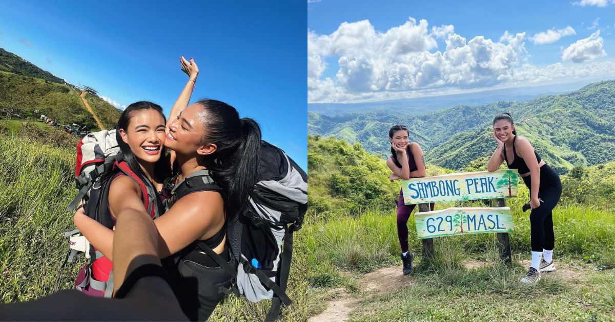 Klea Pineda, GF Katrice Kierulf hike Mt. Kulis, reach Sambong Peak together