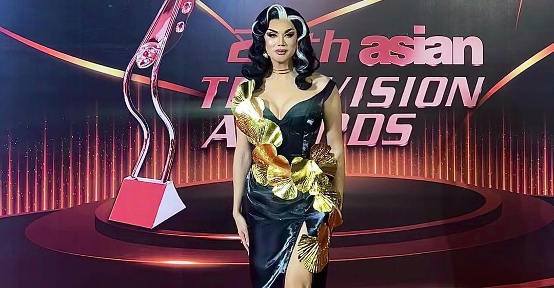 Manila Luzon of 'Drag Den Philippines' wins Best Entertainment Presenter at Asian TV Awards