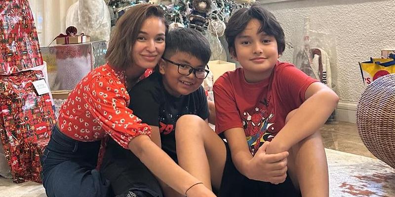 Sarah Lahbati tells sons Zion and Kai: 'Will do anything for you'