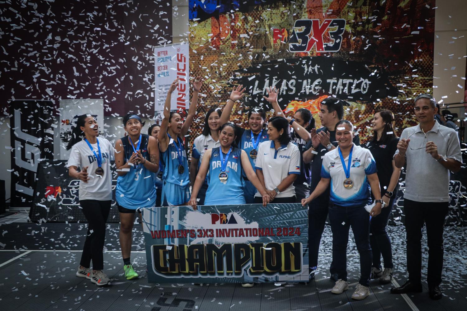 Uratex Dream stuns Gilas B to rule PBA Women’s 3×3 Invitational