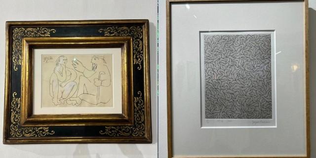 (L-R) The Picasso and the Kusama at YOD Gallery.