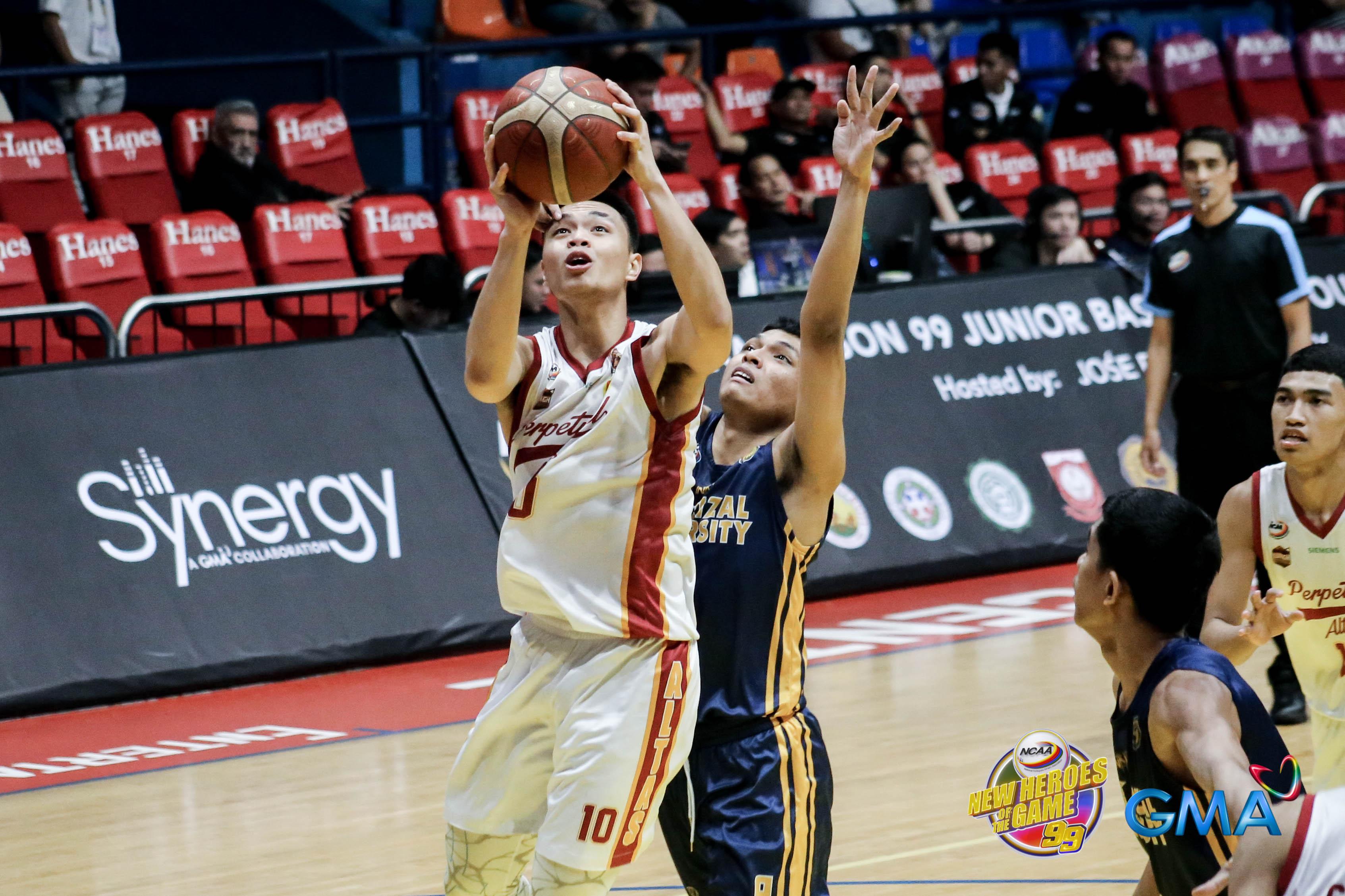 Acido explodes for triple-double as Perpetual thrashes JRU