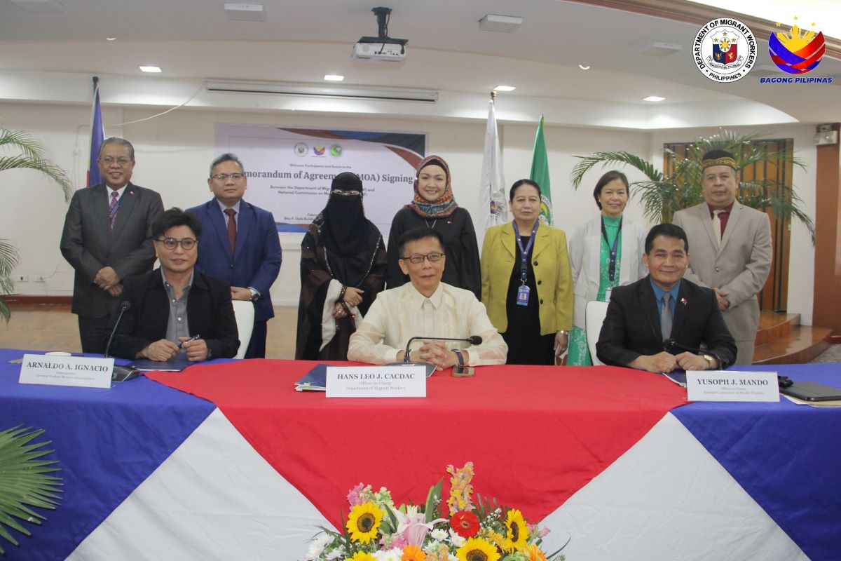 DMW, NCMF to boost protection, employment of Muslim Filipinos thumbnail
