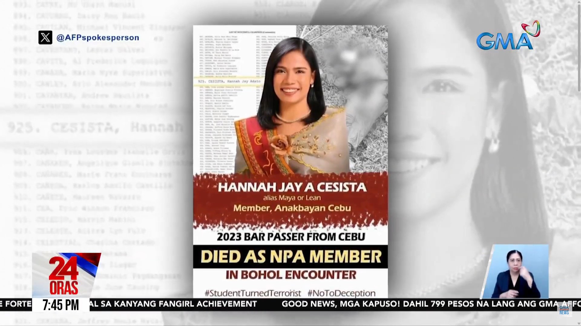 Karapatan urges NBI to probe case of slain suspected rebels in Bohol